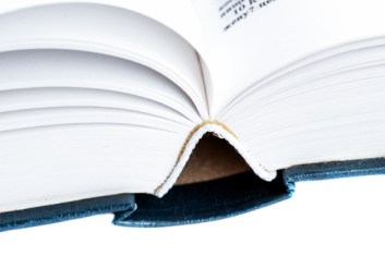 Shot of book spine